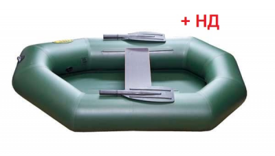 Лодка надувная гребная ПВХ Инзер 1 гр (170) 2 НД