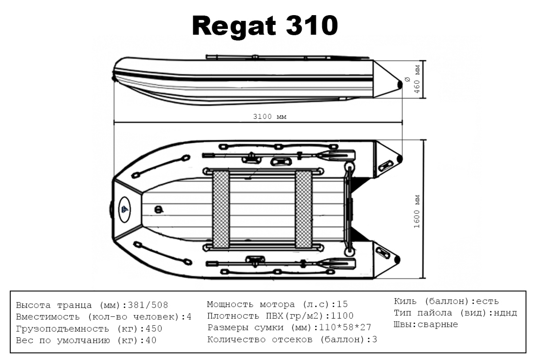 Big Boat Регат 310 НДНД