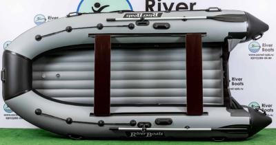 Надувная лодка резиновая RiverBoats RB 390 НДНД