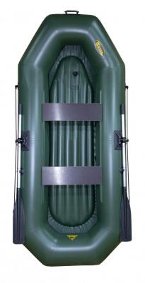 Гребная ПВХ лодка надувная Инзер 2 (270) НД
