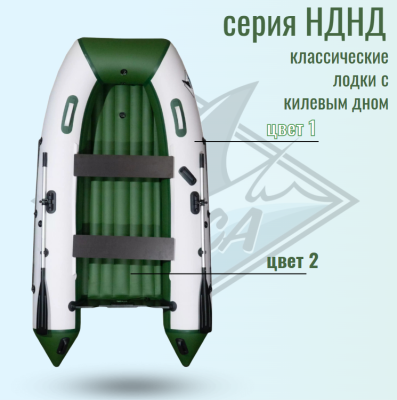 Лодка ПВХ Orca 325 НД моторная