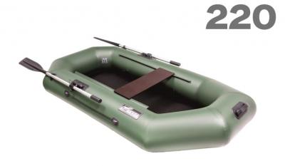 Лодка надувная гребная ПВХ Акула 220