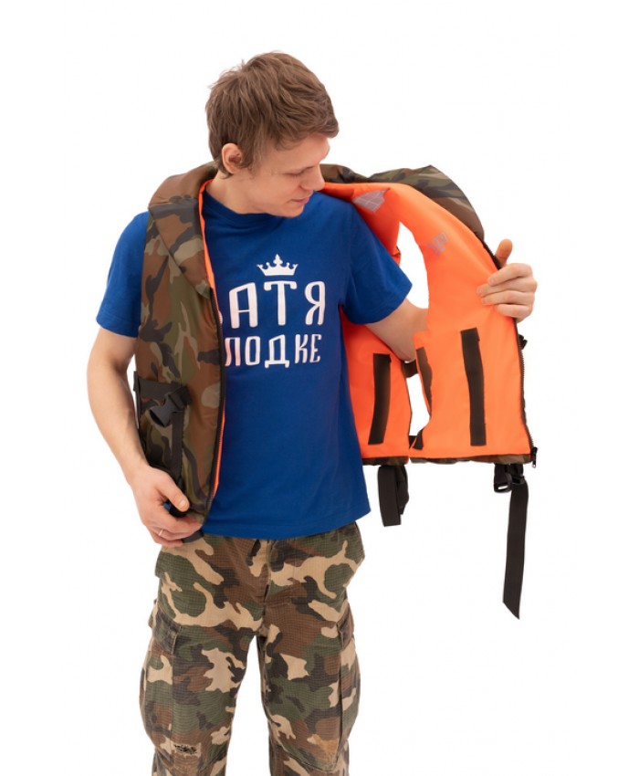 Спасательный жилет двусторонний 120-150 кг. Спасательный жилет двусторонний 120-150 кг.