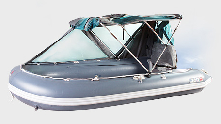 Тент трансформер кабриолет на лодку Yukona 380 НДНД