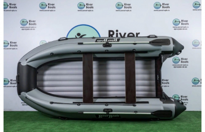 Лодка для рыбалки под мотор RiverBoats RB 390 НДНД + фальшборт