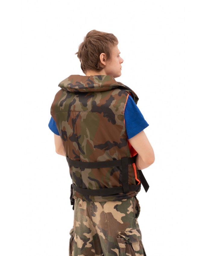 Спасательный жилет двусторонний 50-65 кг. Спасательный жилет двусторонний 50-65 кг.